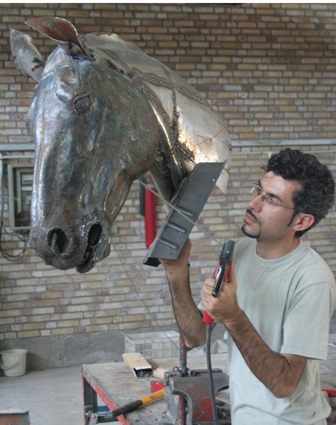 Hasan Novrozi - Horse Sculptor At Work